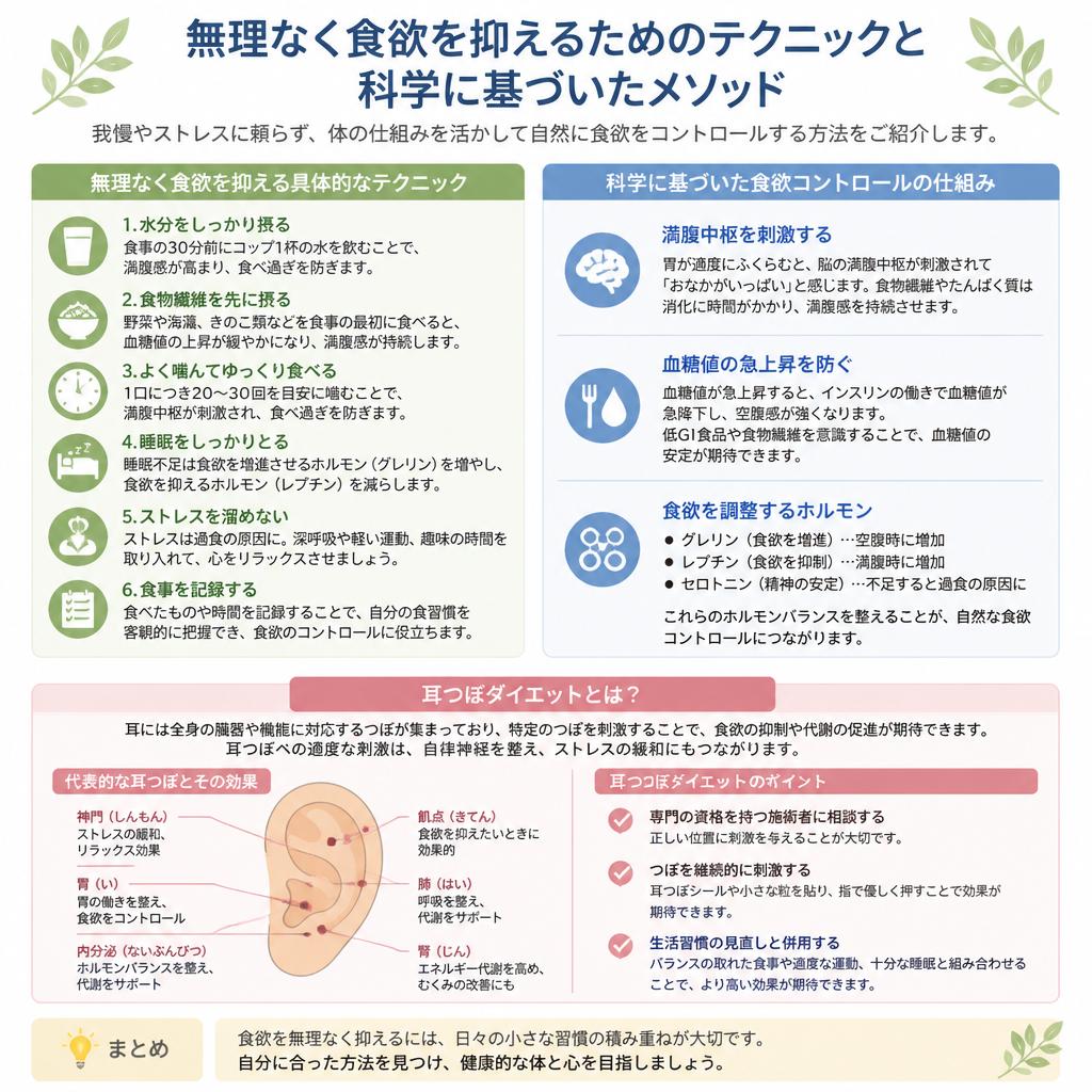 4. 食欲抑制のための効果的な方法