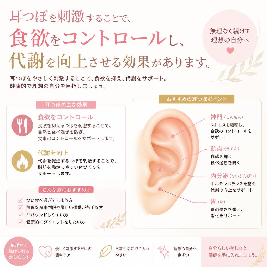 耳つぼダイエットの効果