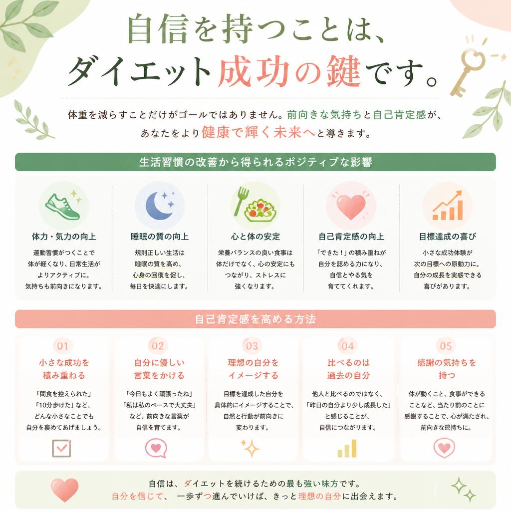 自分に自信を持つための習慣
