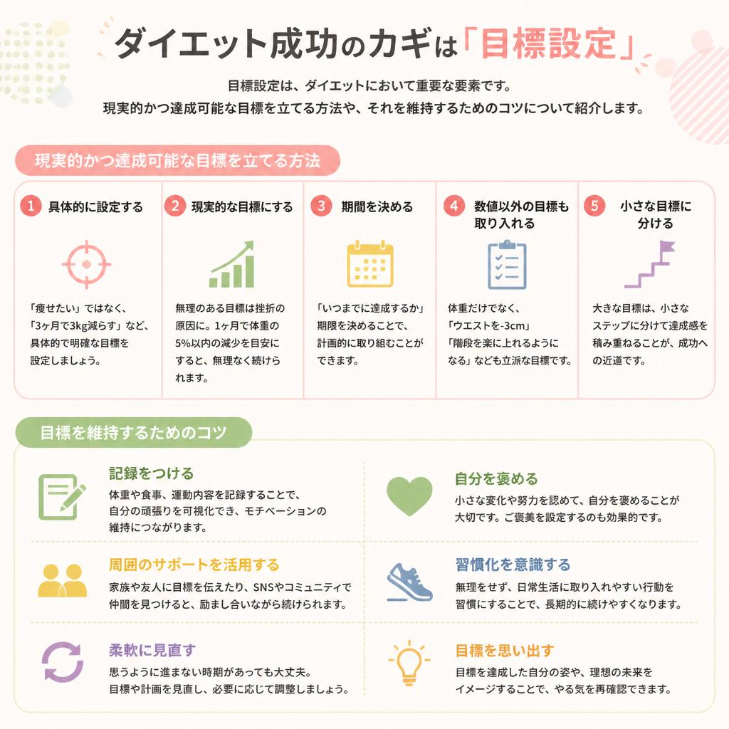 健康維持に必要な目標設定術