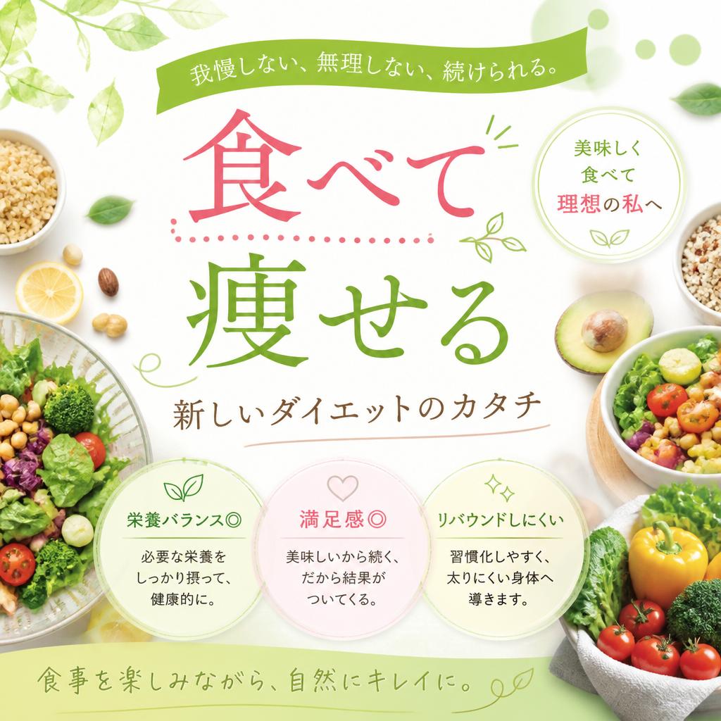 「食べて痩せる」新しいダイエットのカタチ