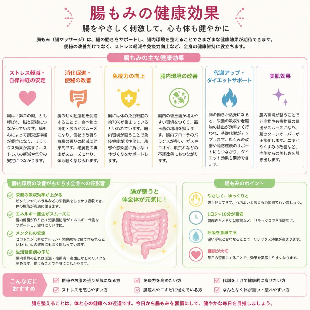 腸もみの健康効果