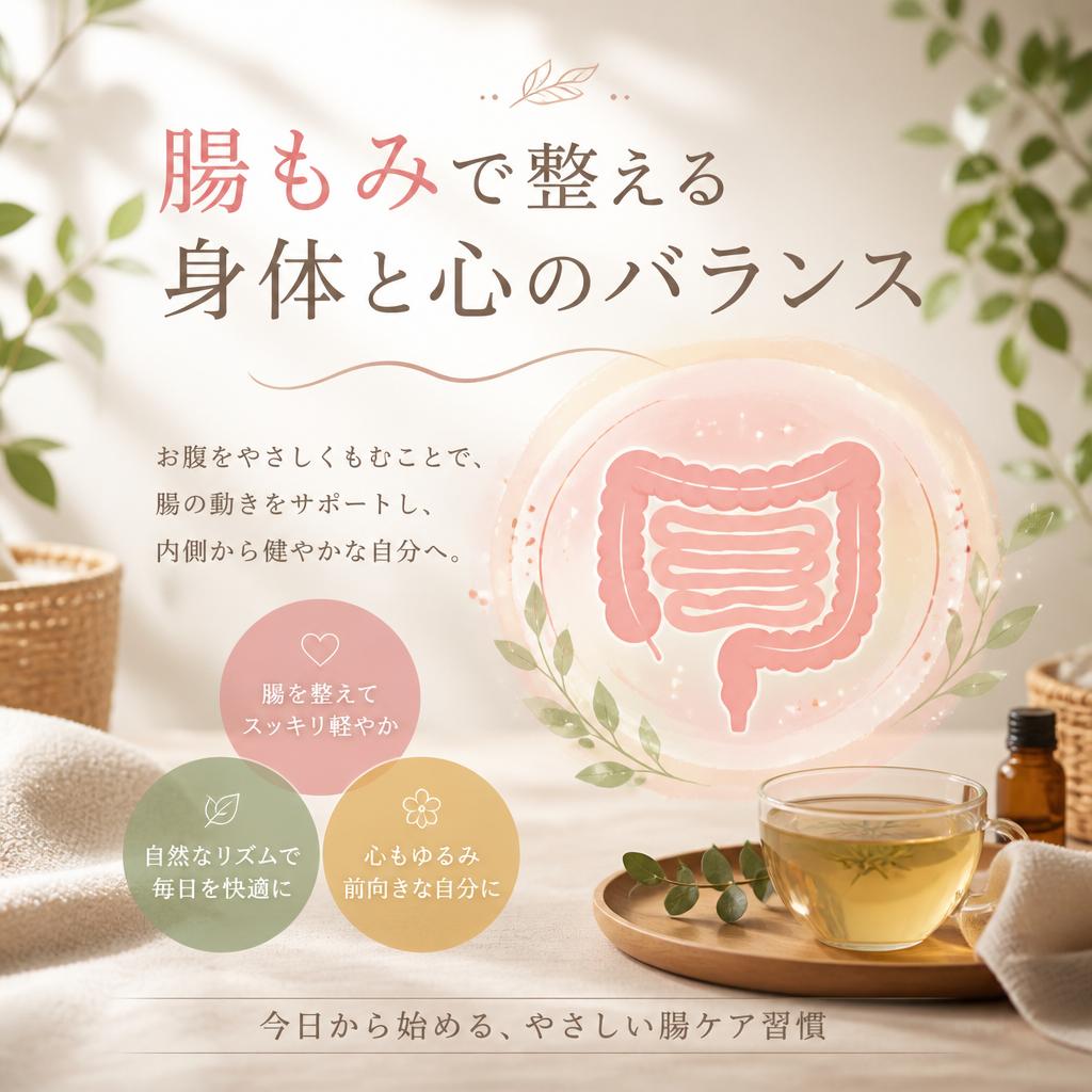 腸もみで整える身体と心のバランス
