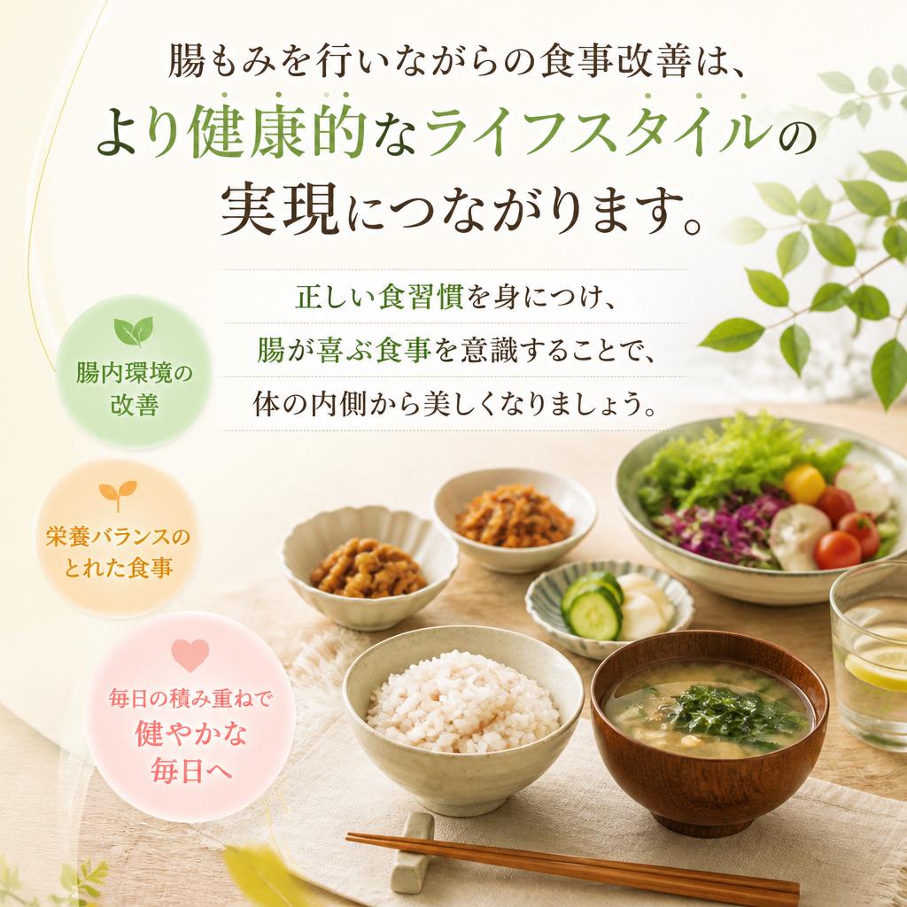 食事改善との相乗効果