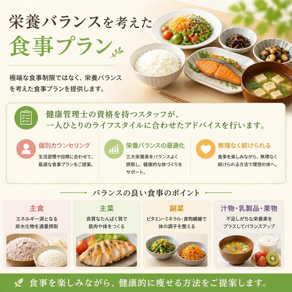 健康的な食事の提案