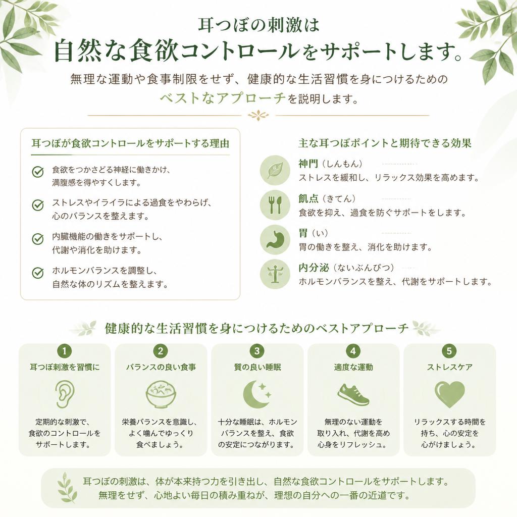 耳つぼダイエットのメリット