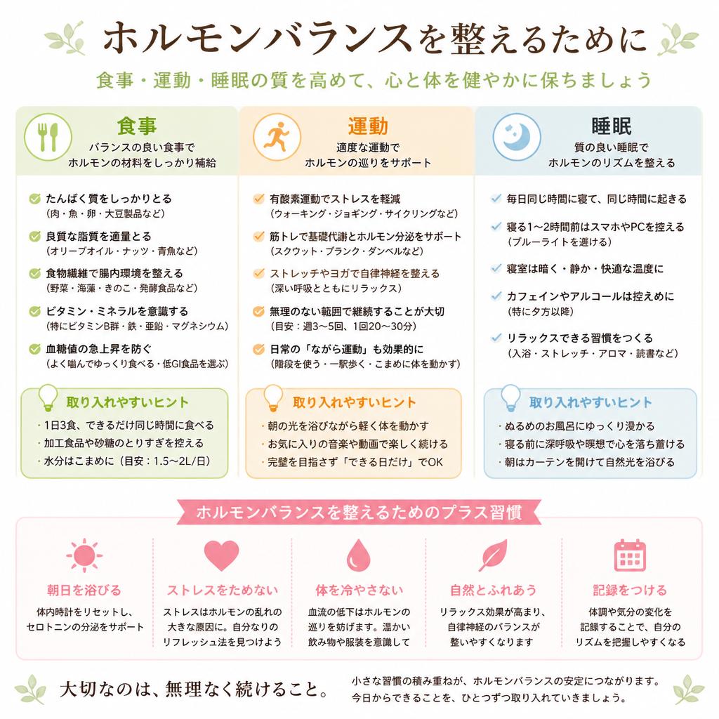 実践！生活改善のポイント