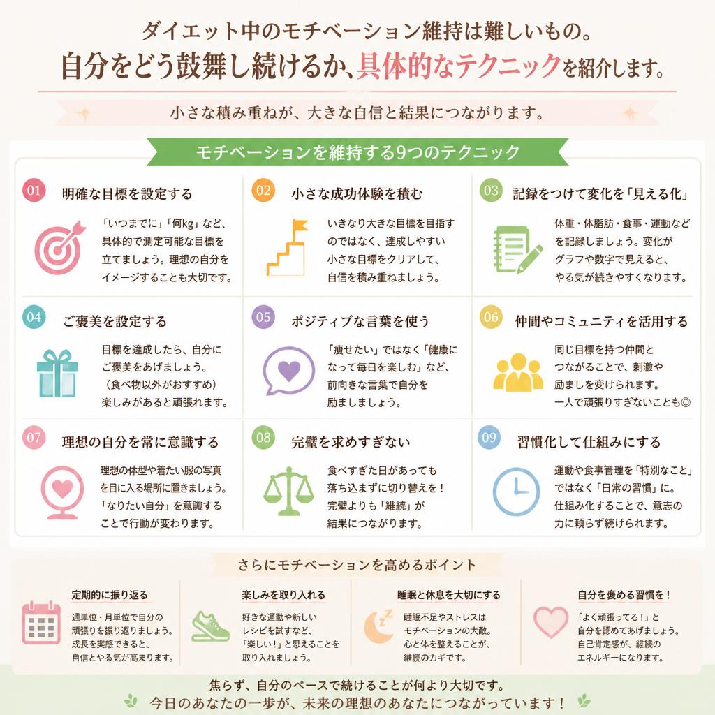 4. モチベーションを保つ方法