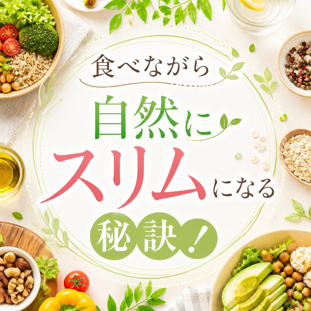 食べながら自然にスリムになる秘訣！